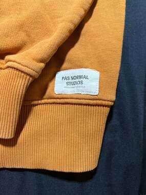 Pas Normal Studios International Cycling Club Logo Sweatshirt in Orange